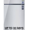 Godrej 223 L Frost Free Double Door 2 Star Refrigerator with Advanced Inverter and 95%+ Food Surface Disinfection  (Steel Glow, RF EON 244B RI ST GL)